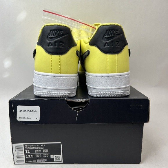 Nike Shoes Air Force 1 Low 07 LV8 3 “Yellow Pulse” 2024 - Picture 4 of 5